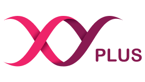 The logo of the channel XX Plus
